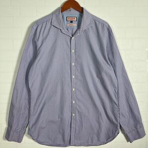 Thomas Pink Men’s Checked Informal Button Down Shirt 16.5  42cm